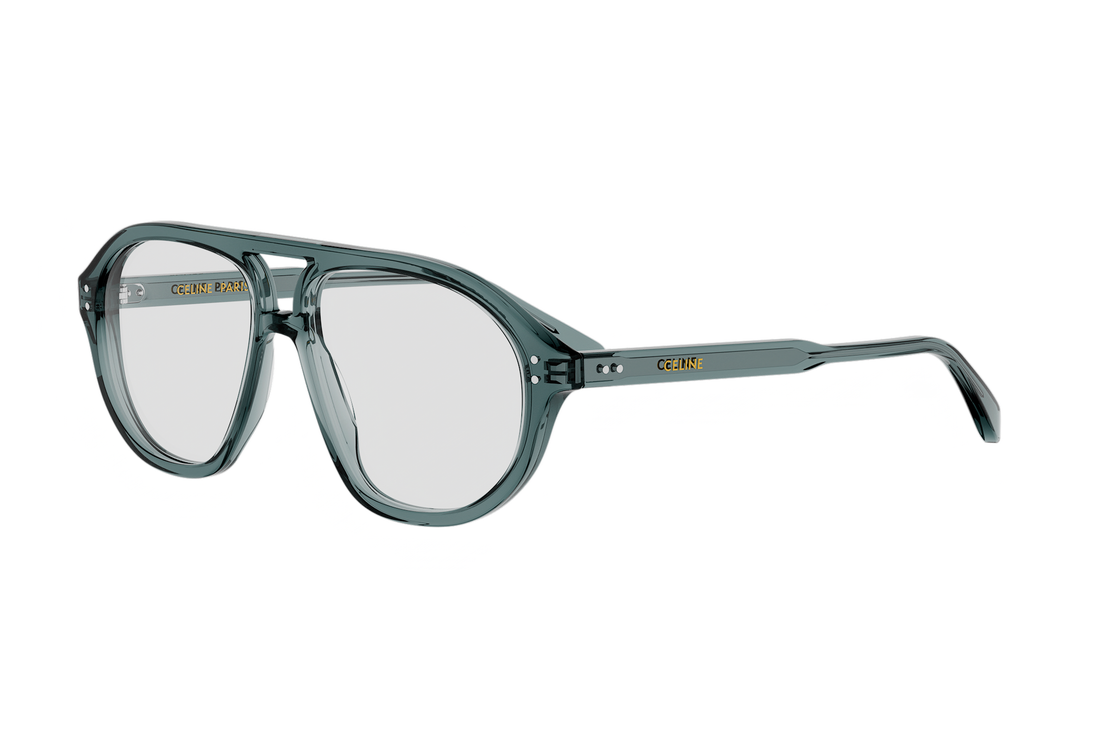 Occhiali da vista celine thin cl50191i 093 green pilot masculino taglia 56mm - Vista principale