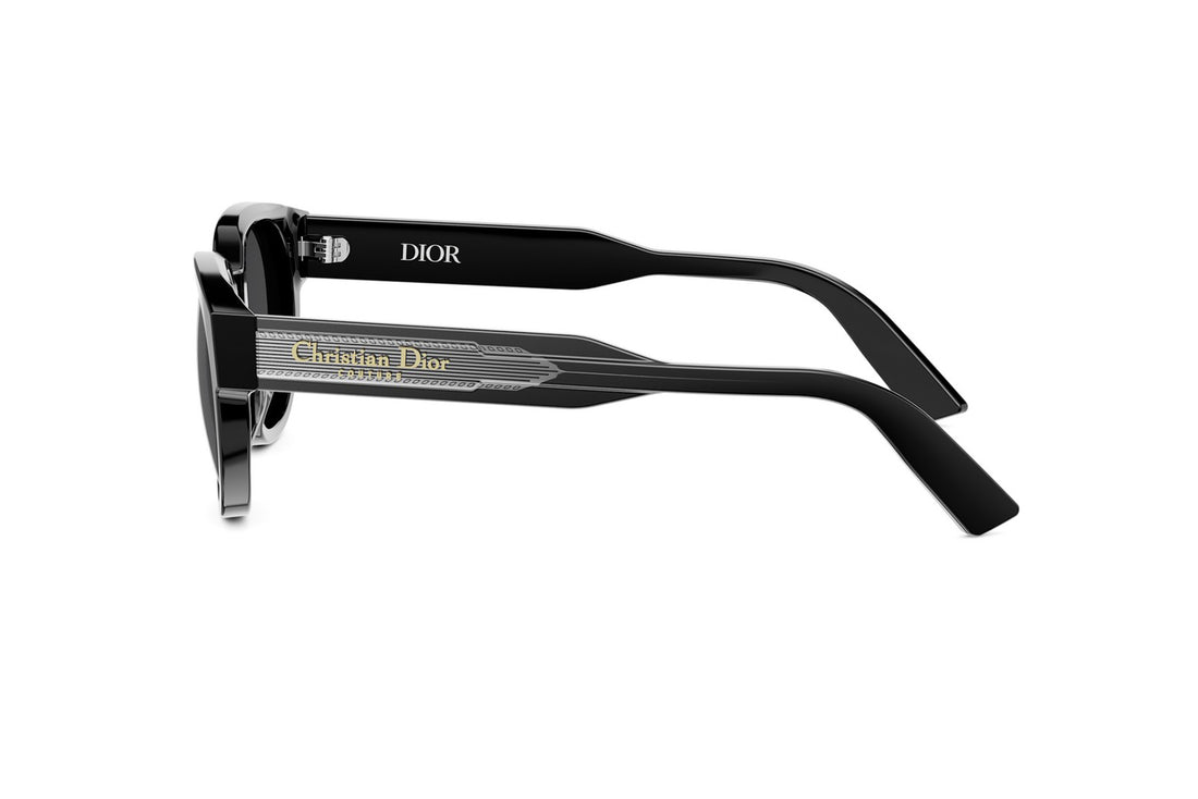 Sonnenbrillen christian dior label r1i 10a0 black round masculino größe 51mm - Detailansicht