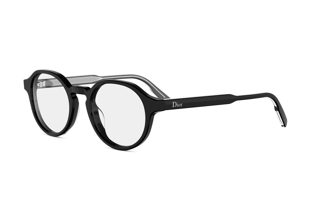 Brillen dioribbono r1i 1000 black round masculino maat 49mm - Hoofdaanzicht