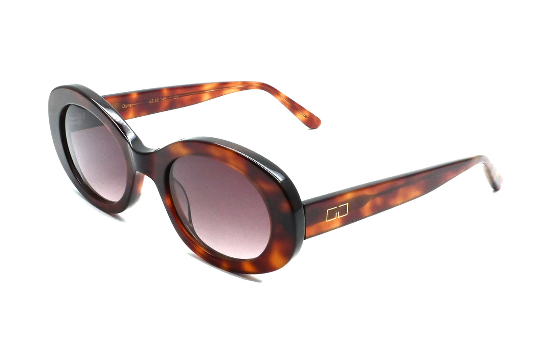 Óculos de sol greyhounders duna c2 havana havana oval femenino tamanho 52mm - Vista principal