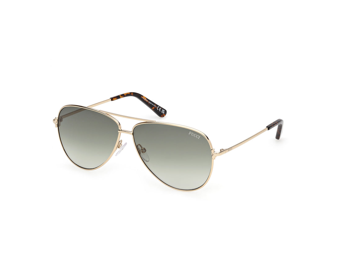 Gafas de sol emilio pucci ep0229 32p dorado pilot femenino talla 60mm - Vista principal