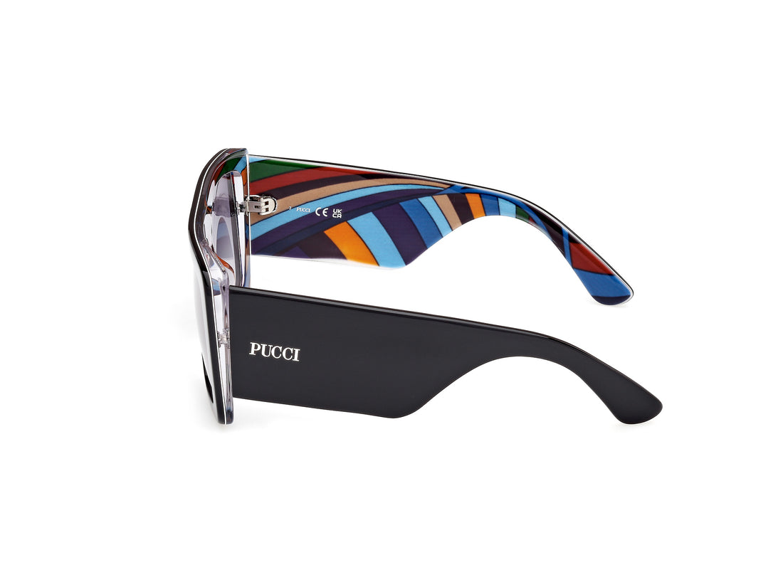 Gafas de sol emilio pucci ep0230 05w negro square femenino talla 56mm - Vista de detalle