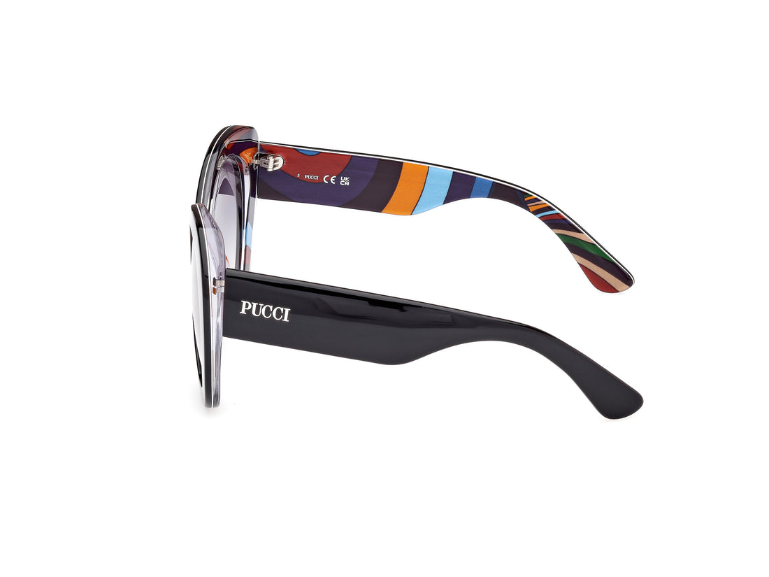 Sunglasses emilio pucci ep0232 05w negro round femenino size 56mm - Detailed view