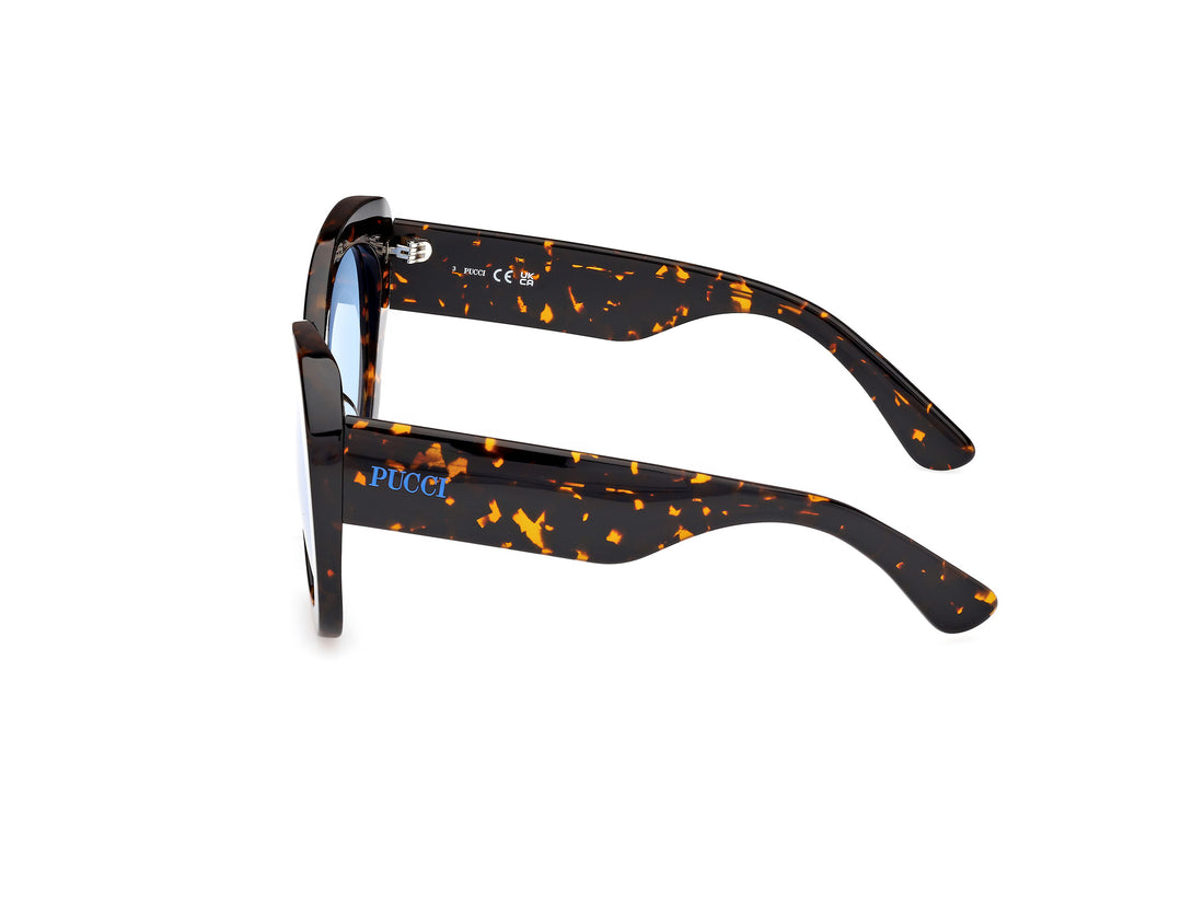 Gafas de sol emilio pucci ep0232 52v havana round femenino talla 56mm - Vista de detalle