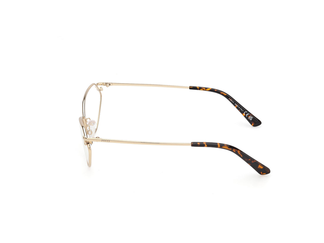 Occhiali da vista emilio pucci ep5258 032 dorado geometric femenino taglia 60mm - Vista dettagliata