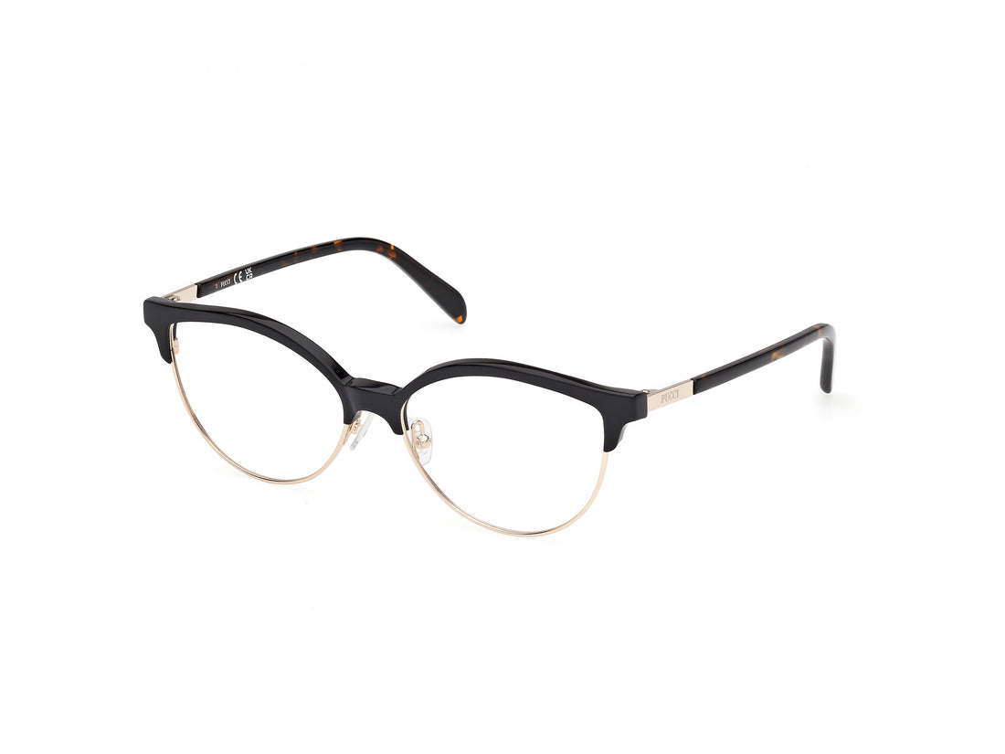 Brillen emilio pucci ep5259 001 negro round femenino maat 55mm - Hoofdaanzicht