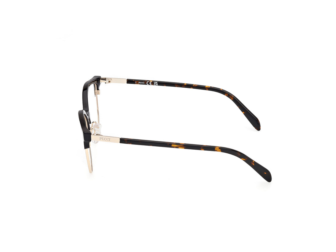Brillen emilio pucci ep5259 001 negro round femenino maat 55mm - Detailaanzicht