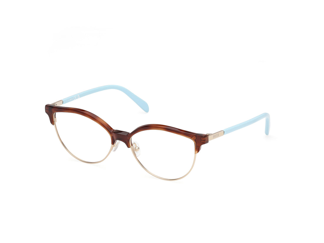 Brillen emilio pucci ep5259 053 havana round femenino maat 55mm - Hoofdaanzicht