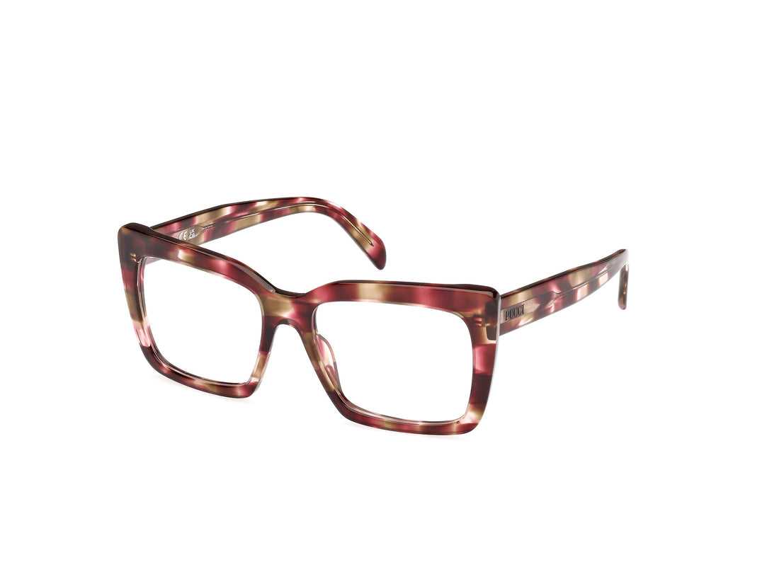 Brillen emilio pucci ep5261 055 havana square femenino maat 54mm - Hoofdaanzicht