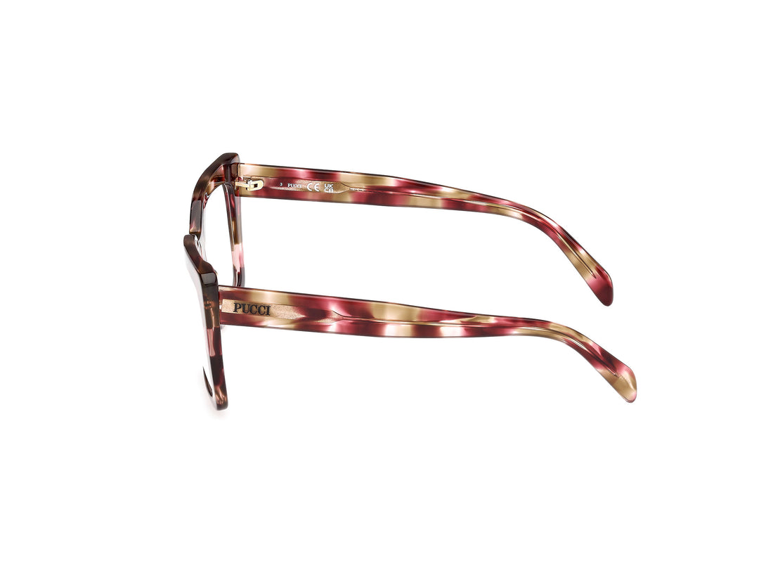 Brillen emilio pucci ep5261 055 havana square femenino maat 54mm - Detailaanzicht