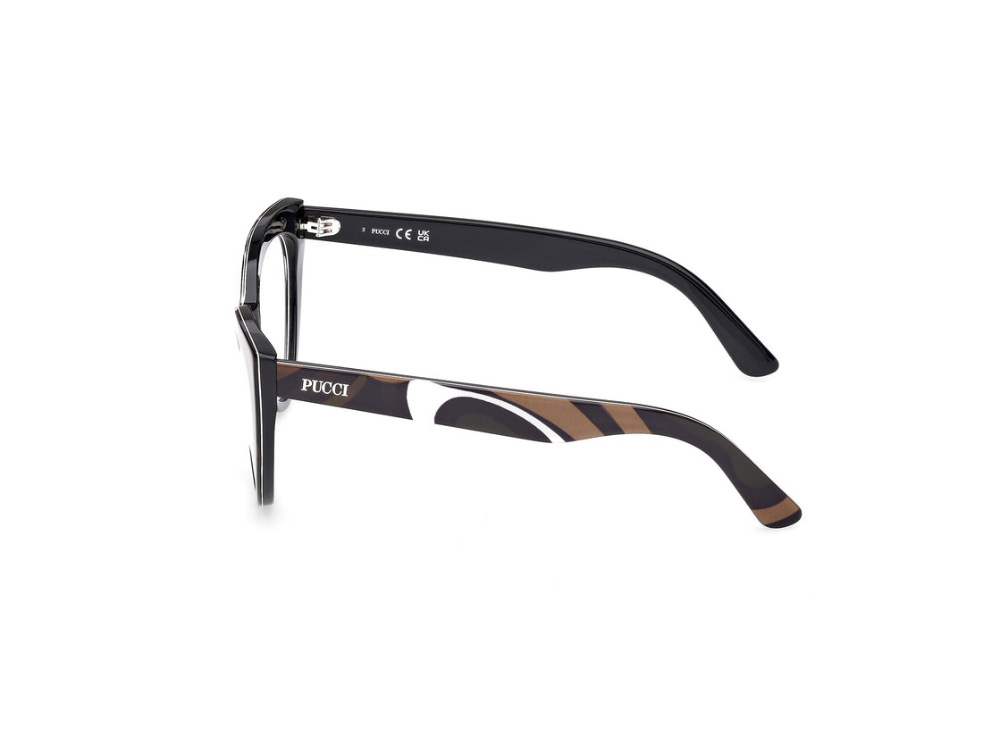Brillen emilio pucci ep5266 099 estampado cat eye femenino maat 54mm - Detailaanzicht