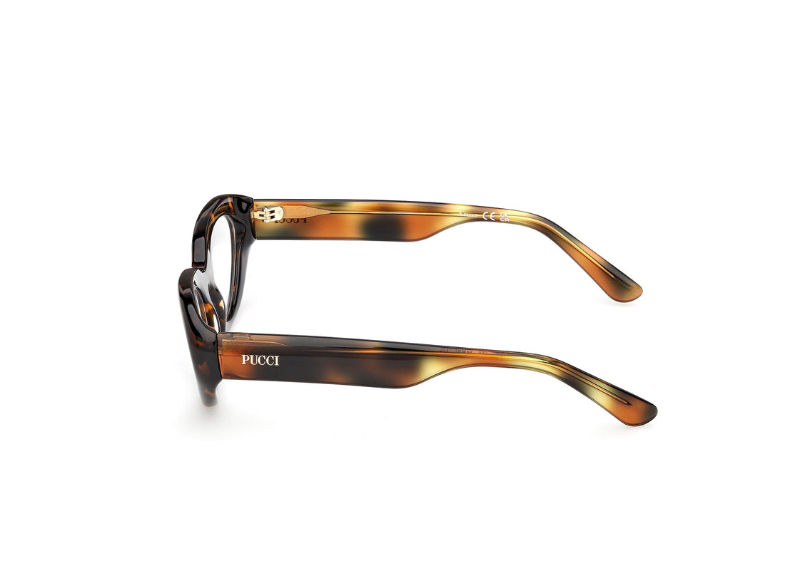 Occhiali da vista emilio pucci ep5271 052 havana cat eye femenino taglia 52mm - Vista dettagliata
