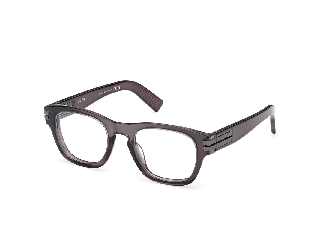 Brillen ermenegildo zegna ez5331 020 gris square masculino größe 51mm - Hauptansicht