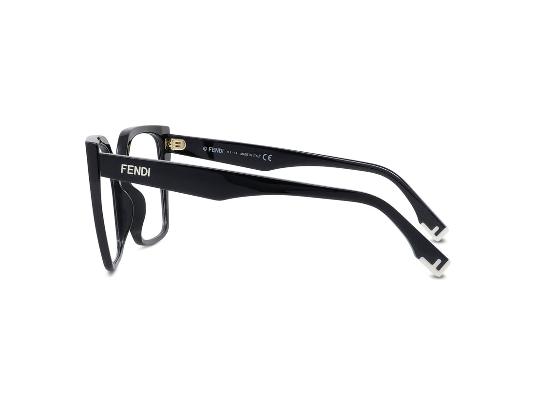 Brillen fendi way fe50002i 001 black geometric femenino größe 54mm - Detailansicht