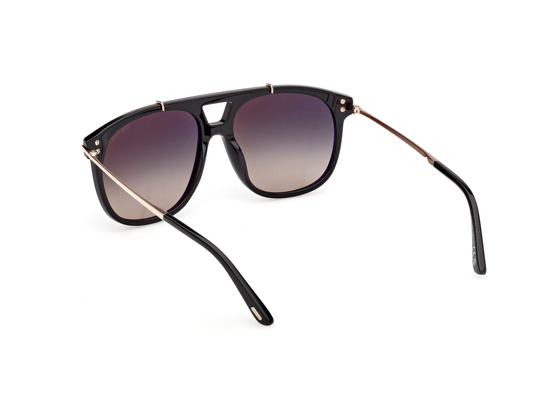 Sunglasses tom ford ft1306 sam-02 01b negro navigator unisex size 58mm - Detailed view