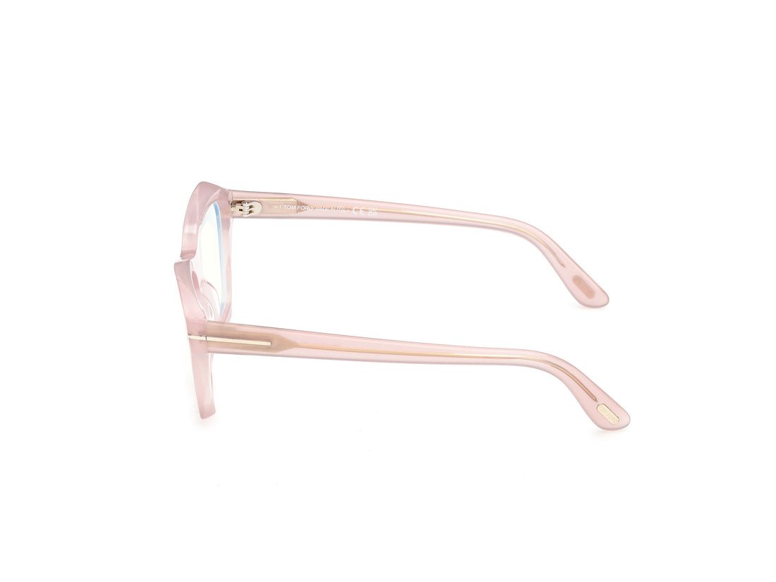 Prescription glasses tom ford ft6192-b 072 rosa geometric femenino size 55mm - Detailed view