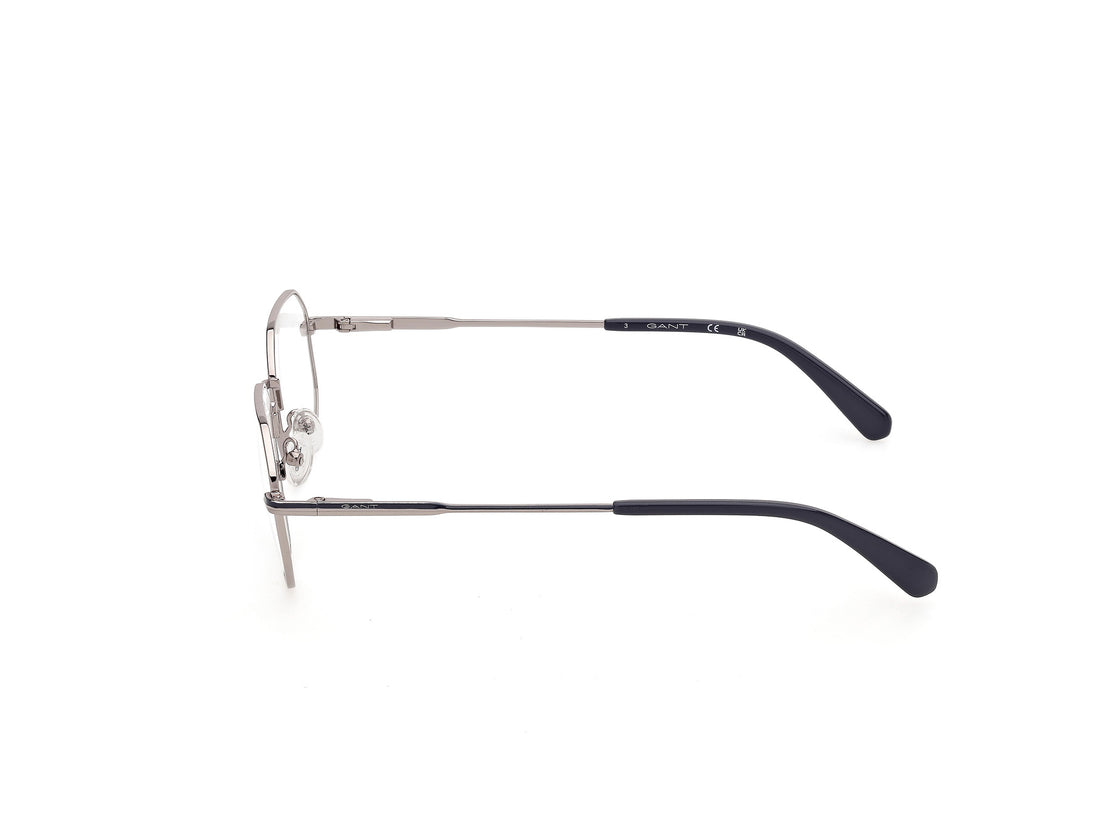 Occhiali da vista gant ga50126 014 plateado geometric masculino taglia 51mm - Vista dettagliata
