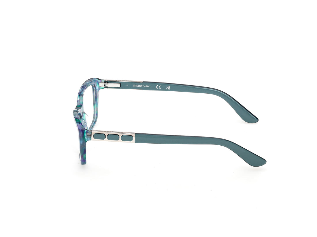 Gafas graduadas guess by marciano gm50053 089 azul rectangular femenino talla 53mm - Vista de detalle