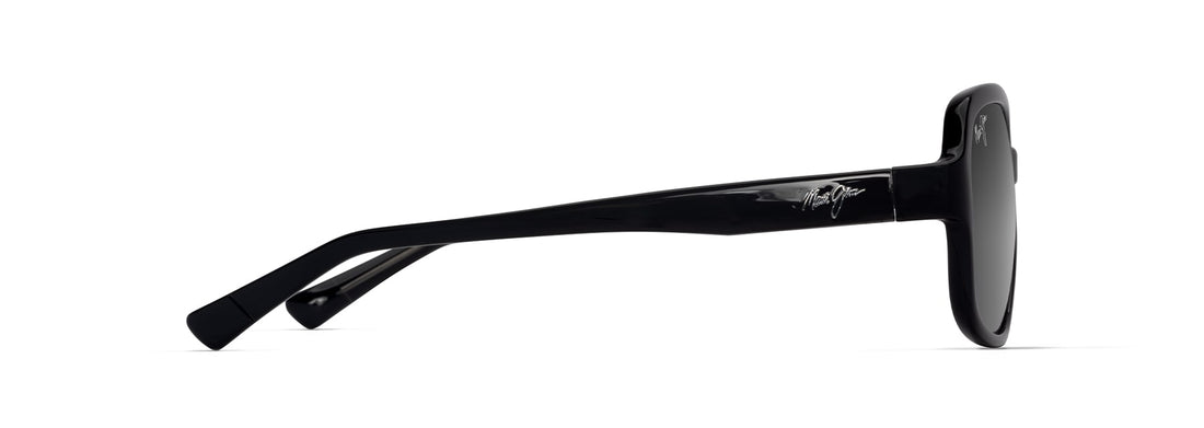 Óculos de sol maui jim mj0355s hiluhilu 001 negro femenino tamanho 55mm - Vista de detalhe
