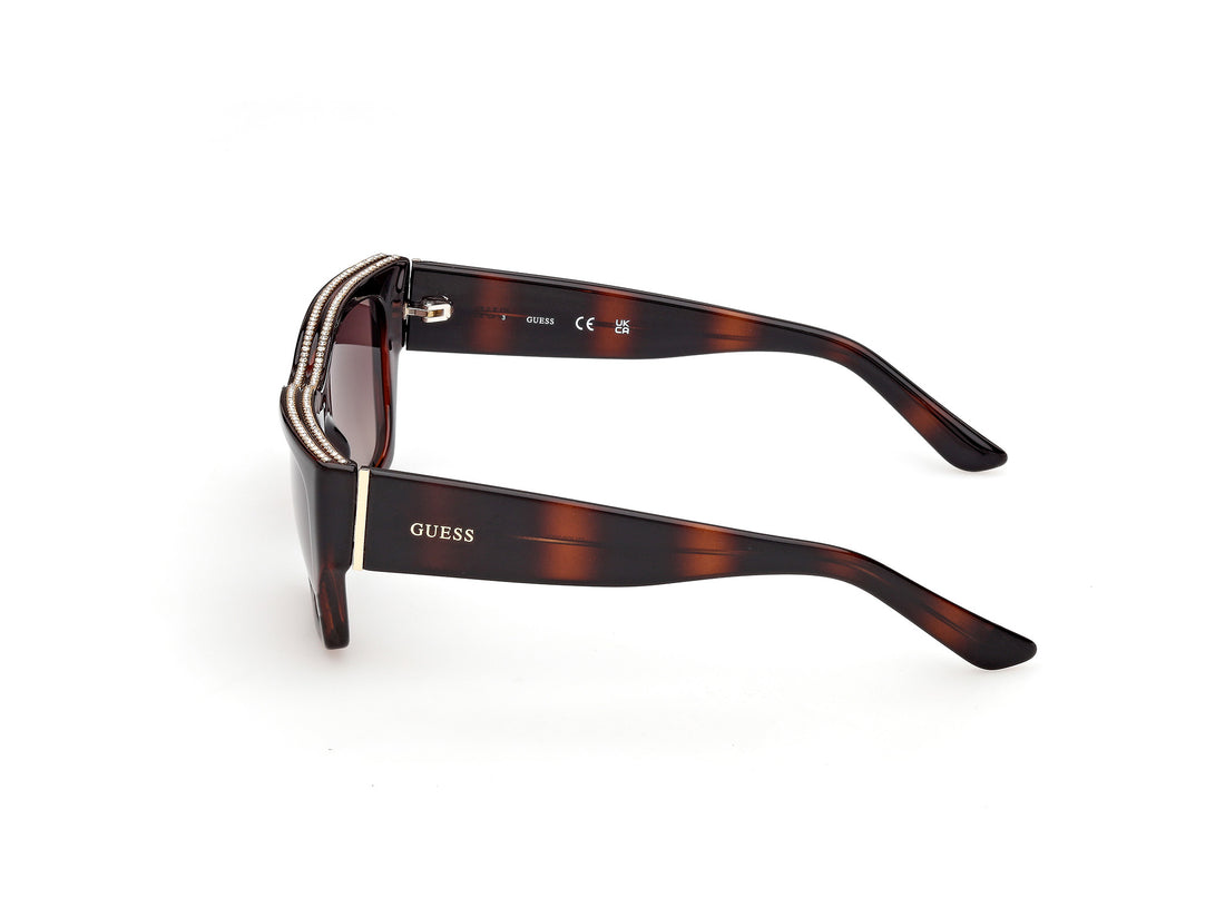 Lunettes de soleil guess gu00293 52f havana rectangular femenino taille 55mm - Vue détaillée