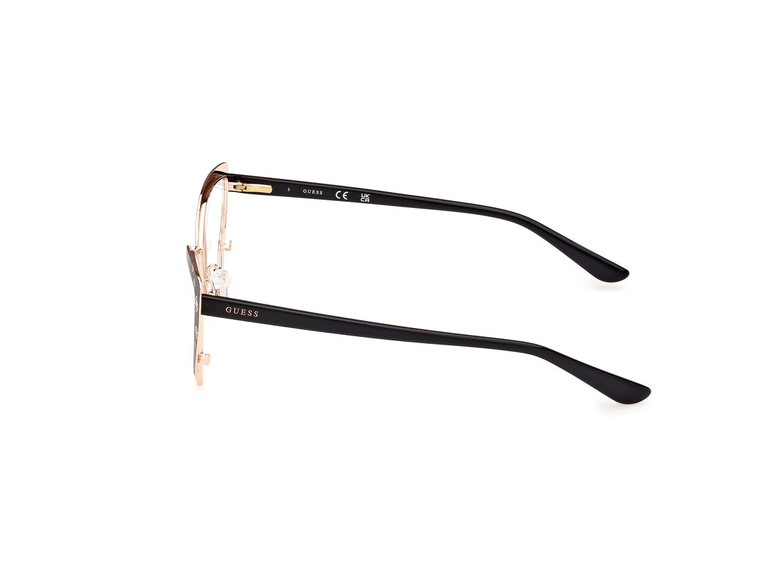 Brillen guess gu50122 005 negro femenino größe 54mm - Detailansicht