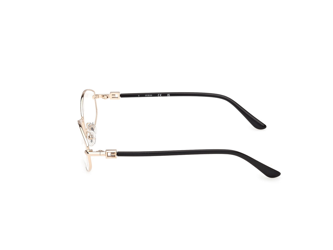 Occhiali da vista guess gu50355 032 dorado geometric femenino taglia 56mm - Vista dettagliata