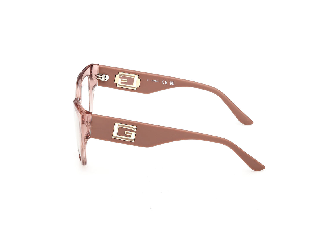 Brillen guess gu50356 072 rosa square femenino größe 52mm - Detailansicht