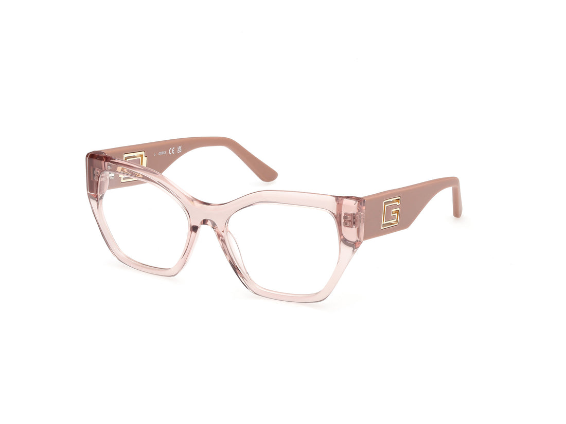 Brillen guess gu50357 072 rosa geometric femenino größe 53mm - Hauptansicht