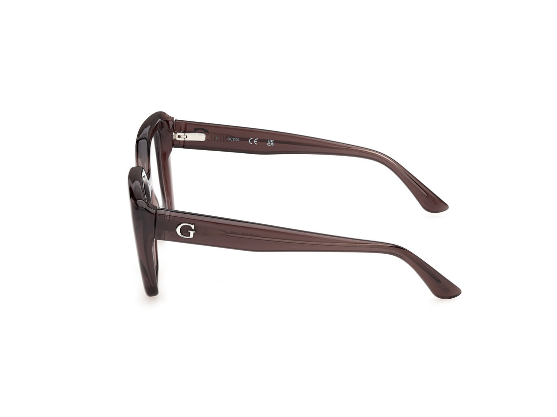 Occhiali da vista guess gu50436 048 marron square femenino taglia 51mm - Vista dettagliata