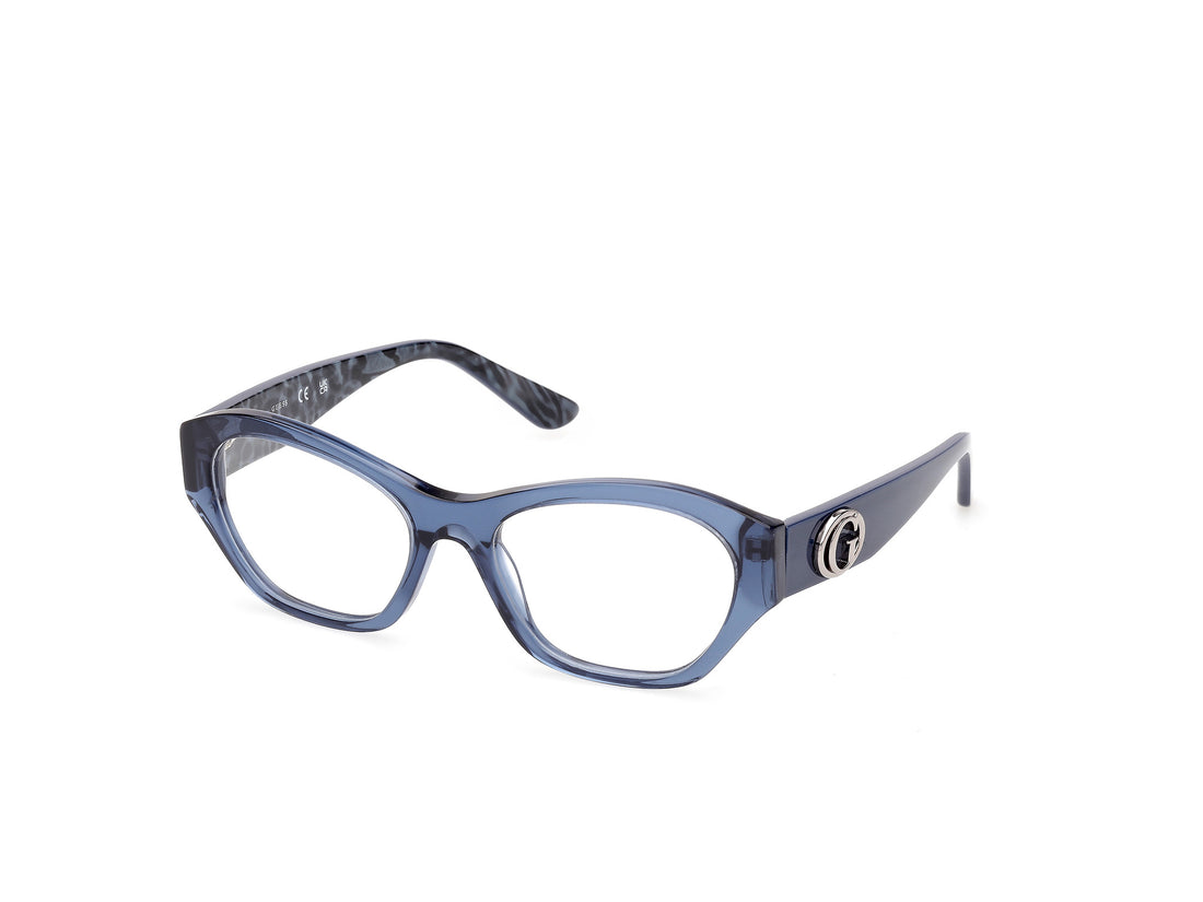 Briller guess gu50445 090 azul cat eye femenino størrelse 50mm - Hovedvisning