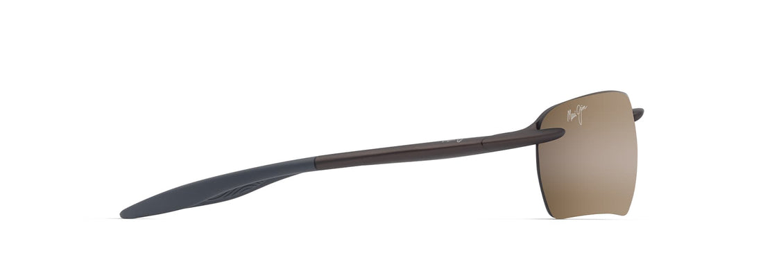 Occhiali da sole maui jim mj0336s hookipa ultra g 002 marron rectangular unisex taglia 65mm - Vista dettagliata
