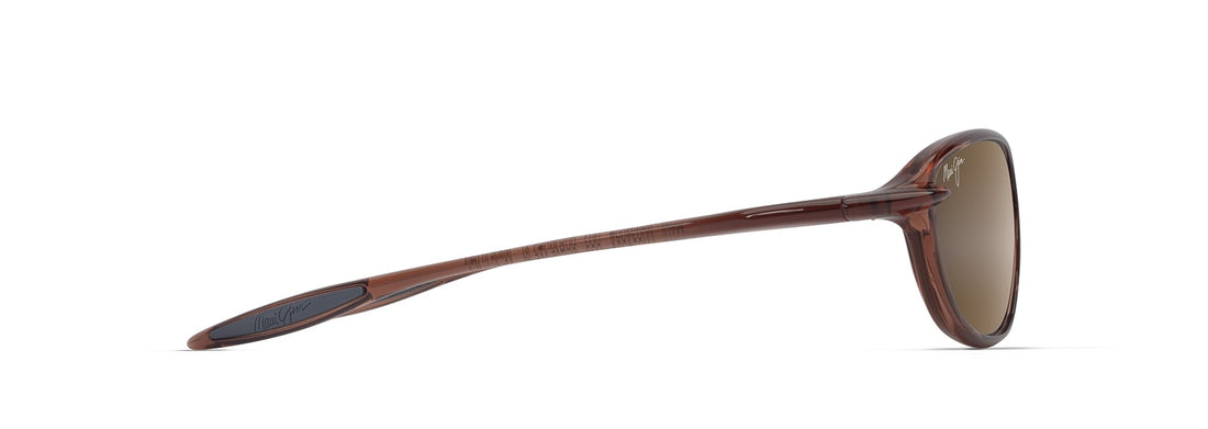 Óculos de sol maui jim mj0340sa hookipa ultra r - af 003 marron unisex tamanho 60mm - Vista de detalhe