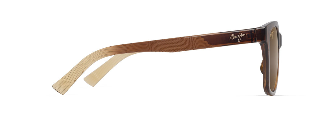 Occhiali da sole maui jim mj0346sa owelo 003 marron unisex taglia 56mm - Vista dettagliata