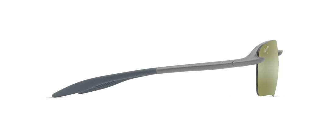 Óculos de sol maui jim mj0337sa hookipa ultra g af 003 gris rectangular unisex tamanho 60mm - Vista de detalhe
