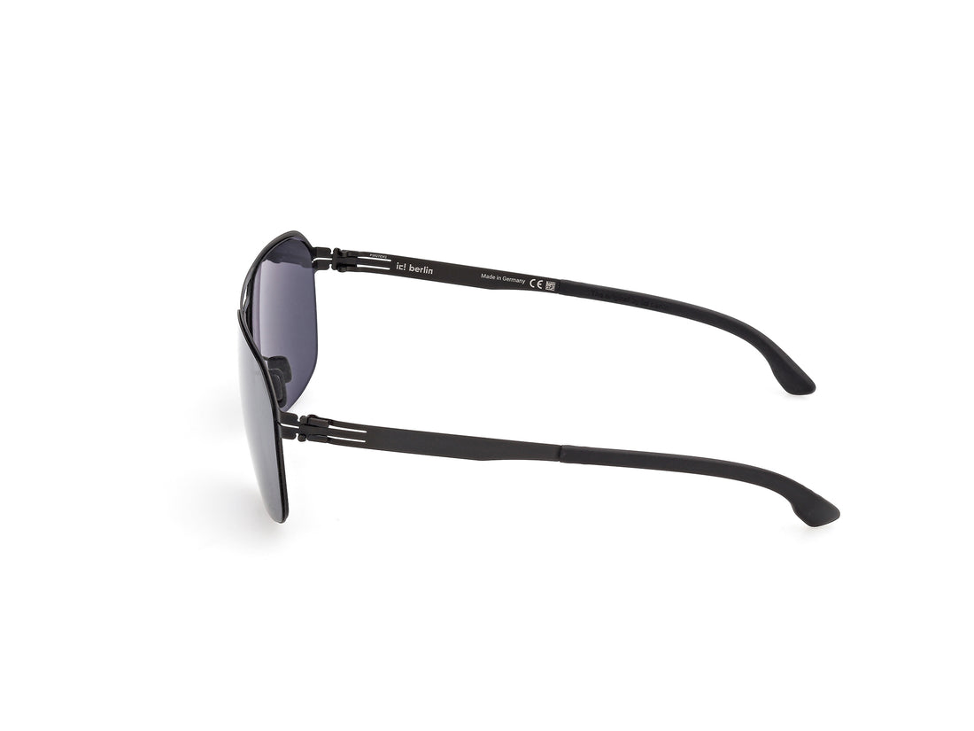 Óculos de sol ic! berlin ic0214 02a negro oval masculino tamanho 62mm - Vista de detalhe