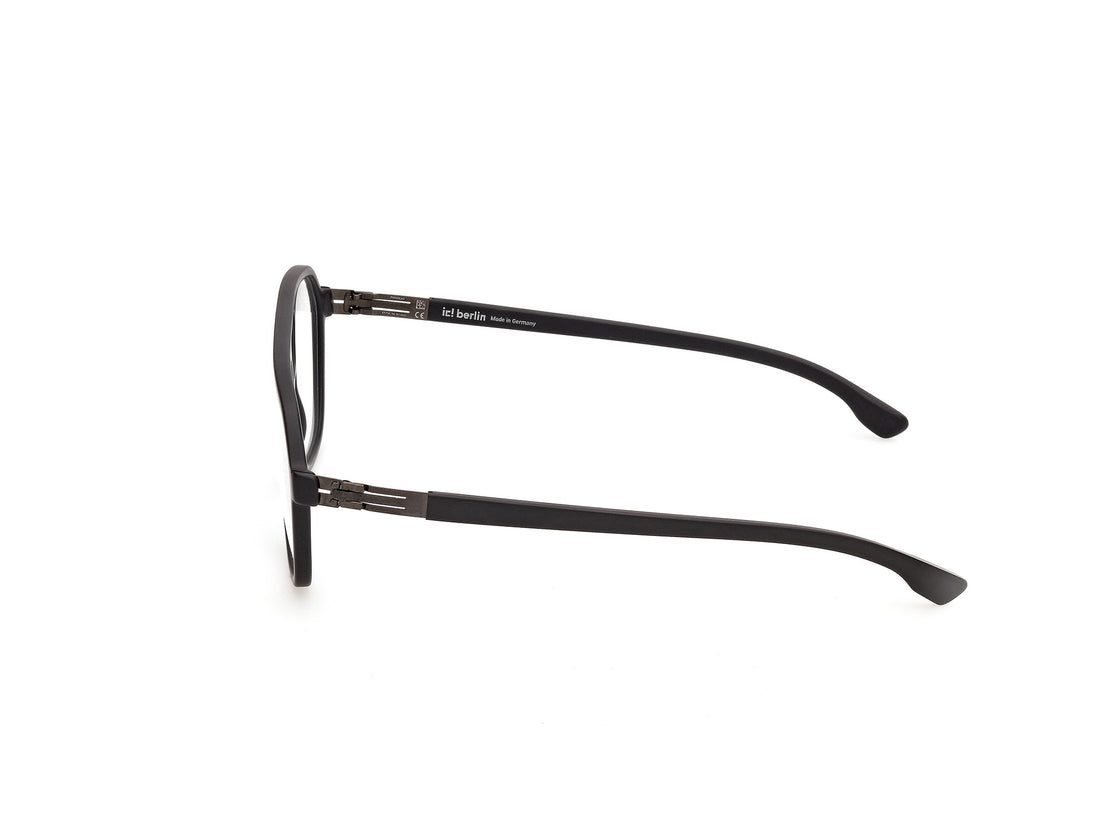 Prescription glasses ic! berlin ic5341 002 negro oval unisex size 55mm - Detailed view