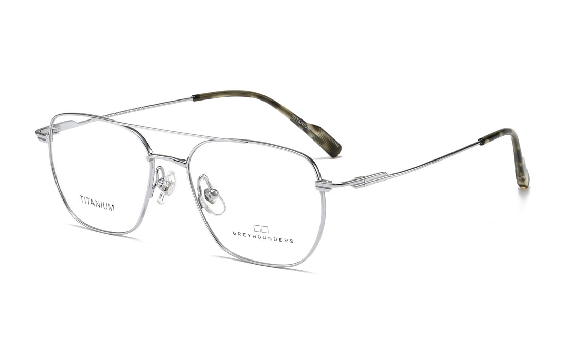 Gafas graduadas greyhounders avi c5 s silver plateado navigator unisex talla 54mm - Vista principal