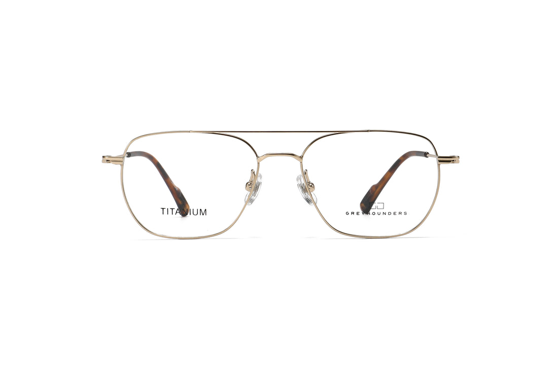 Lunettes de vue greyhounders avi c2 s gold dorado navigator unisex taille 54mm - Vue détaillée