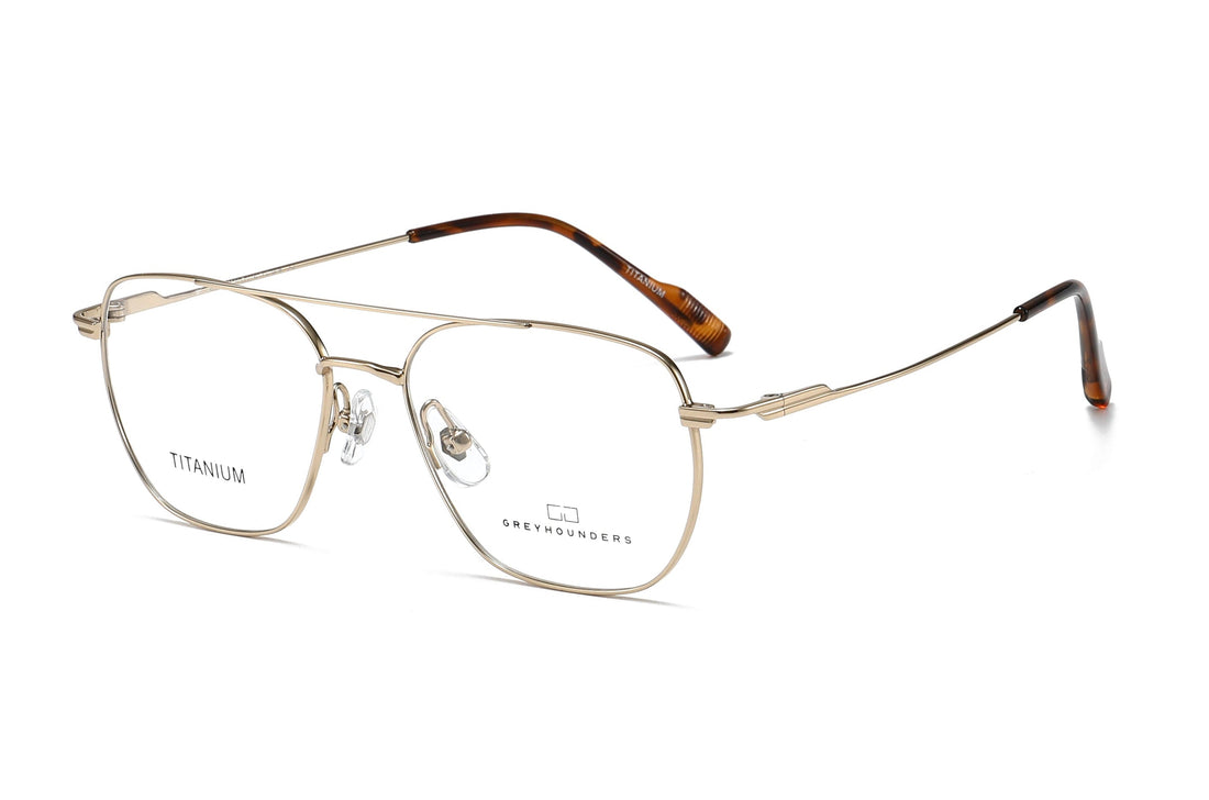 Lunettes de vue greyhounders avi c2 s gold dorado navigator unisex taille 54mm - Vue principale