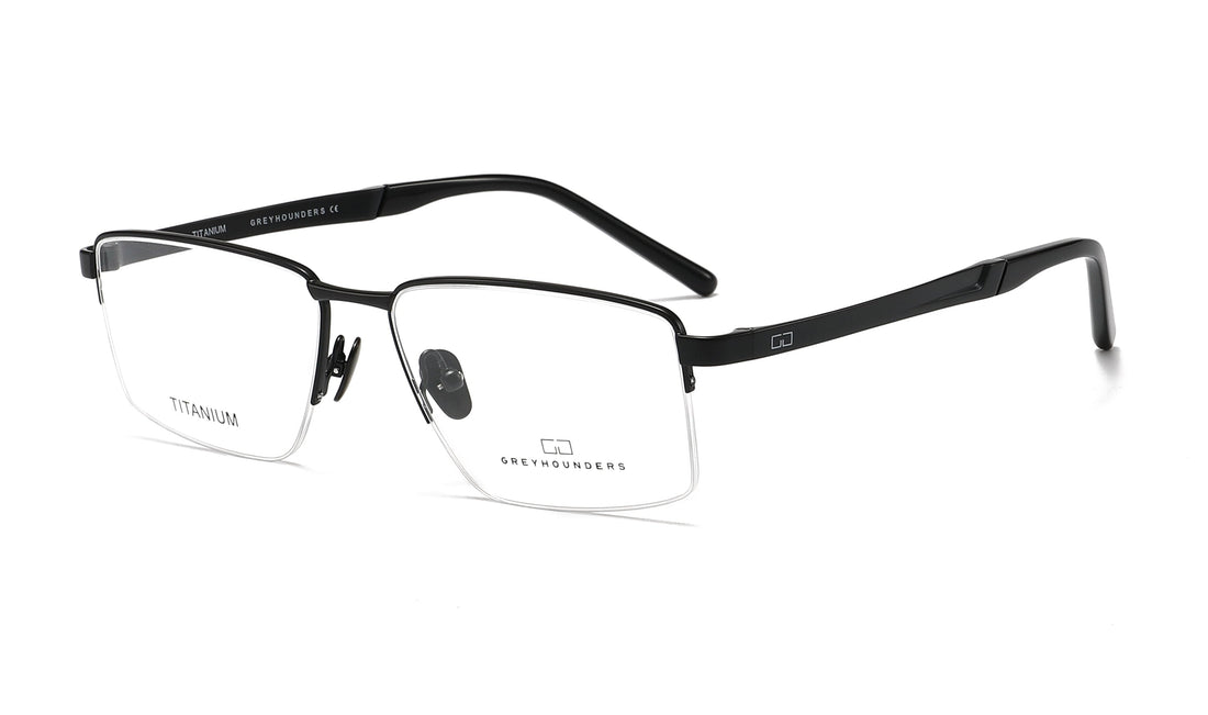 Lunettes de vue greyhounders teo c1 s black negro rectangular masculino taille 57mm - Vue principale