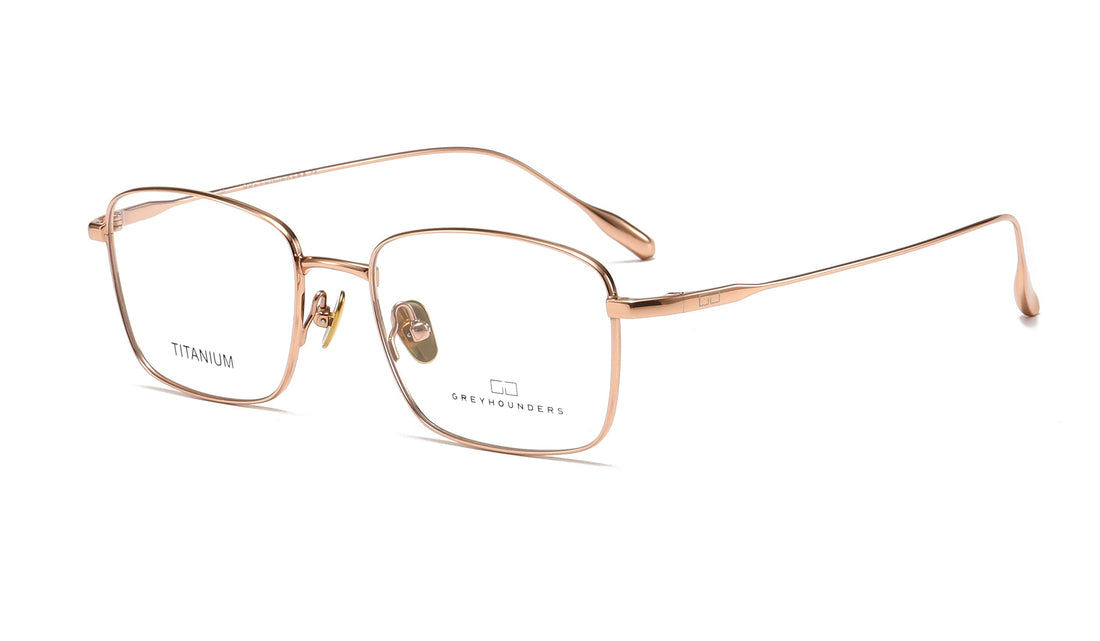 Lunettes de vue greyhounders duk c2 s gold dorado rectangular masculino taille 53mm - Vue principale