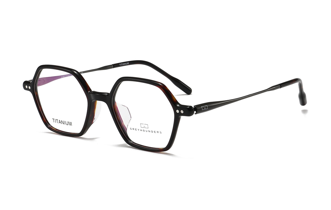 Lunettes de vue greyhounders galle c2 s transparent transparente geometric unisex taille 51mm - Vue principale