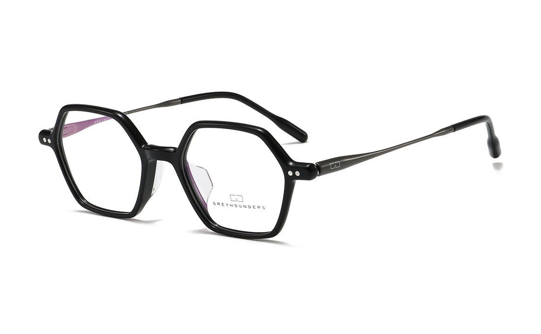 Lunettes de vue greyhounders galle c1 s black negro geometric unisex taille 51mm - Vue principale