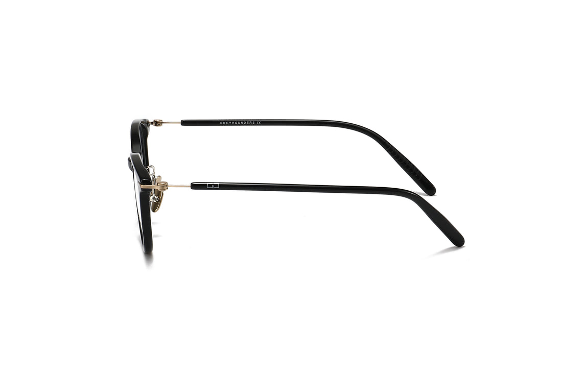 Lunettes de vue greyhounders roc c1 s black negro pantos unisex taille 48mm - Vue détaillée