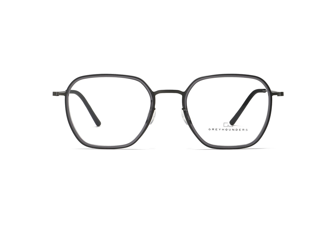 Lunettes de vue greyhounders 8044 c5 s grey gris geometric unisex taille 52mm - Vue détaillée