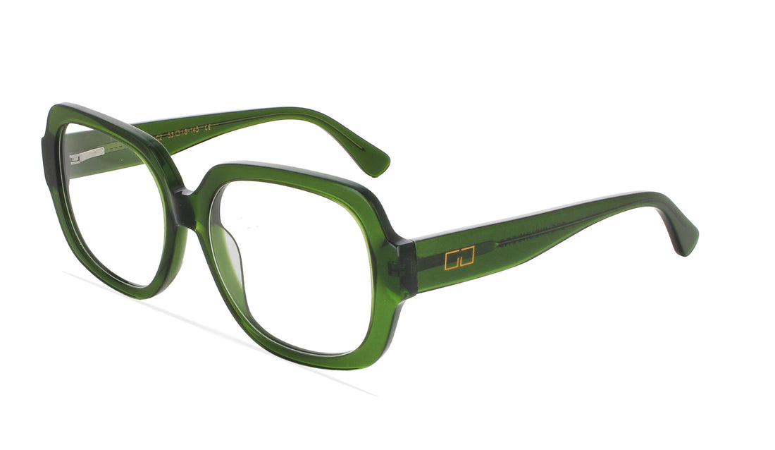 Occhiali da vista greyhounders jade c2 olive green verde square femenino taglia 53mm - Vista principale