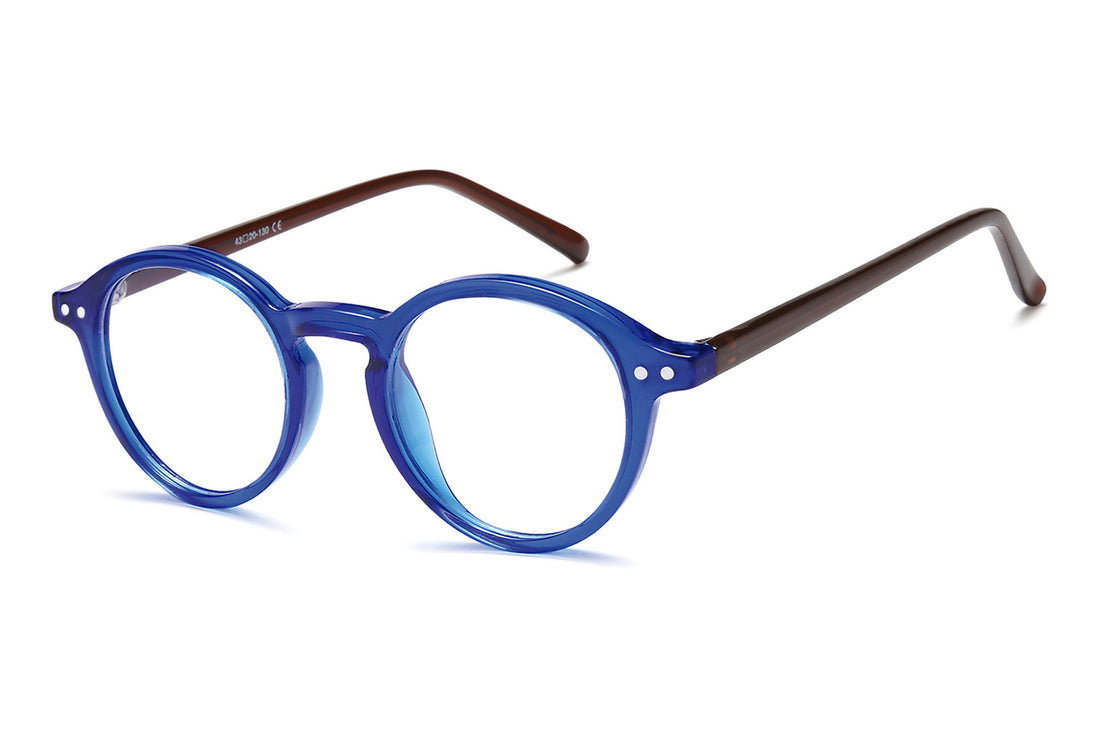 Gafas graduadas greyhounders m-cp100 m-cp100b azul round infantil talla 43mm - Vista principal