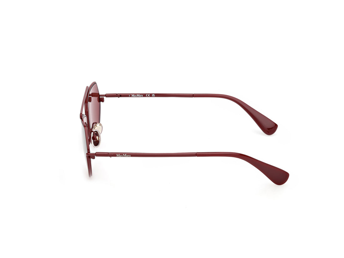 Sonnenbrillen maxmara mm0165 joey 69s burdeos round femenino größe 60mm - Detailansicht