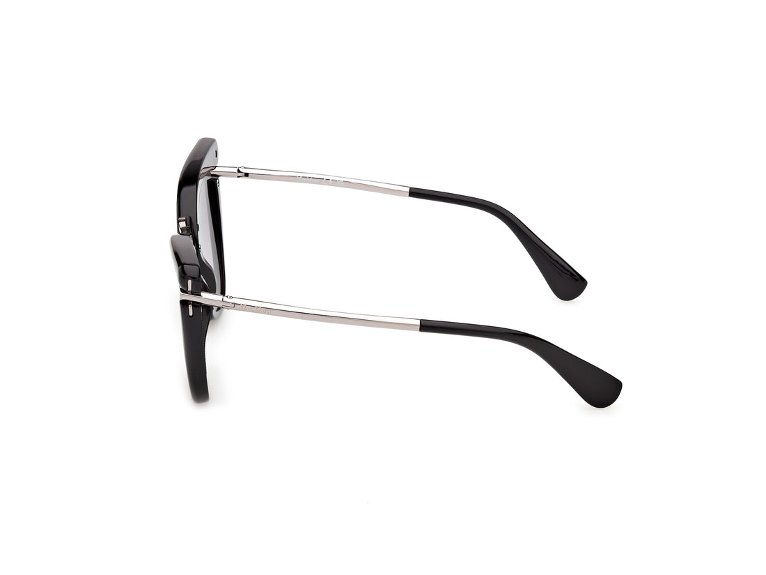 Óculos de sol maxmara mm0186 01b negro round femenino tamanho 55mm - Vista de detalhe