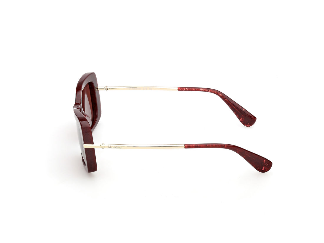 Sonnenbrillen maxmara mm0194 71s burdeos rectangular femenino größe 54mm - Detailansicht
